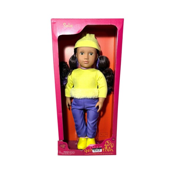 Our Generation Sola 18" Fashion Doll in Color Block Outfit NEW - Picture 1 of 7